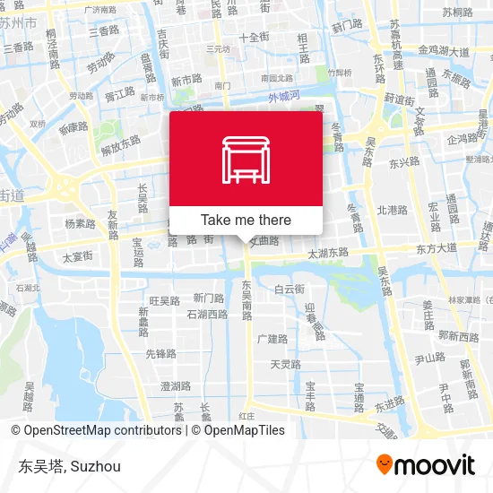 东吴塔 map