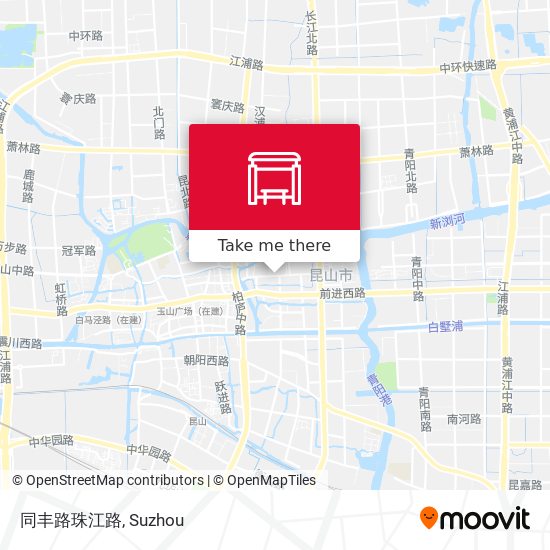 同丰路珠江路 map