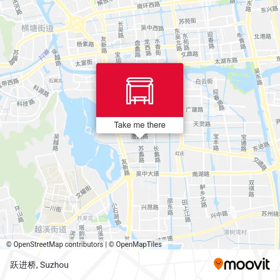 跃进桥 map