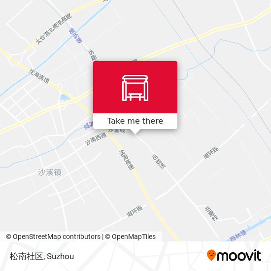 松南社区 map