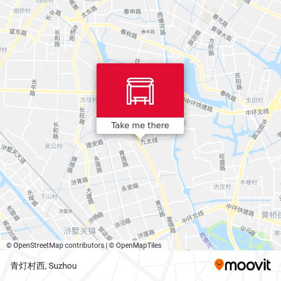 青灯村西 map