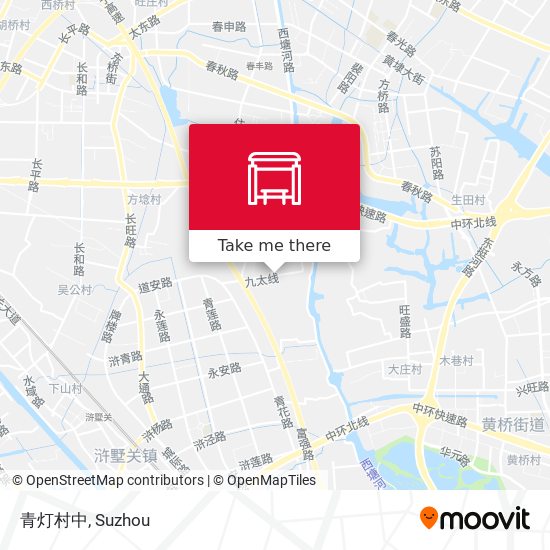青灯村中 map