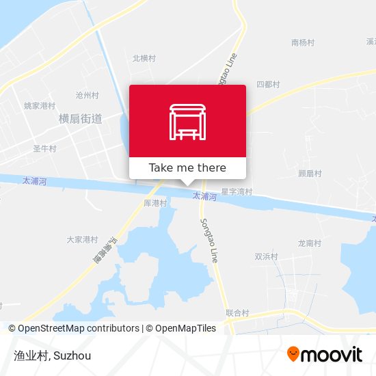 渔业村 map