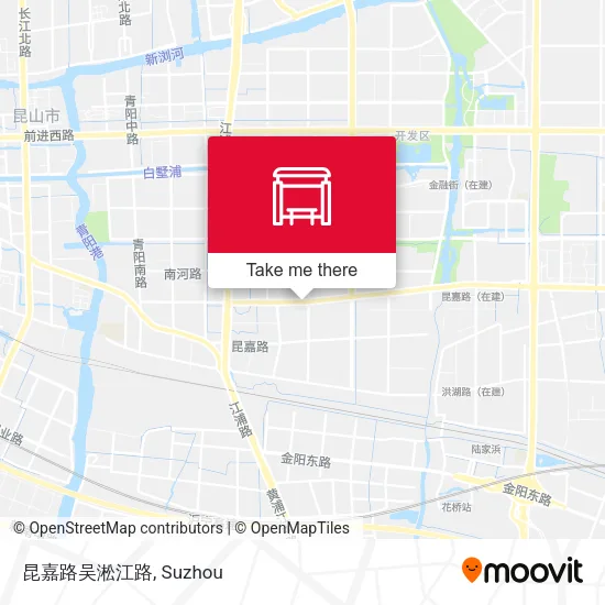 昆嘉路吴淞江路 map