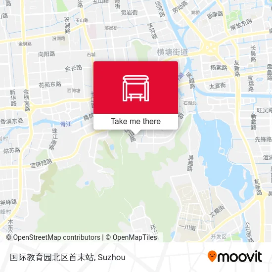 国际教育园北区首末站 map