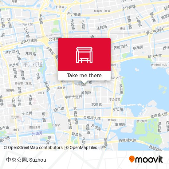 中央公园 map