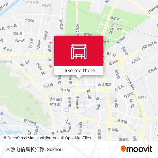 常熟电信局长江路 map