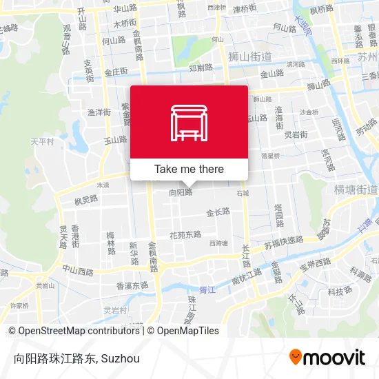 向阳路珠江路东 map