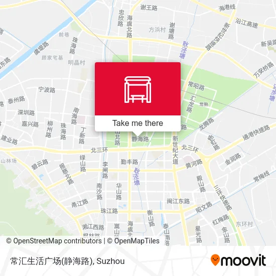 常汇生活广场(静海路) map