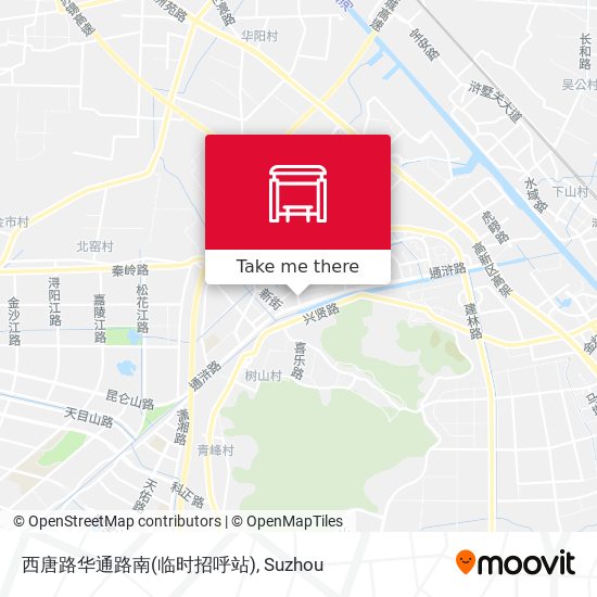西唐路华通路南(临时招呼站) map