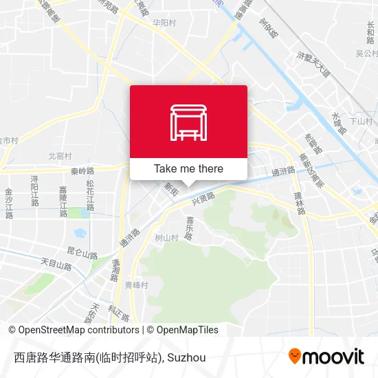 西唐路华通路南(临时招呼站) map