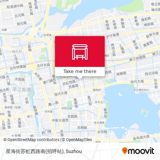 星海街苏虹西路南(招呼站) map