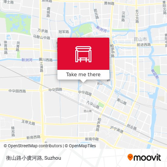 衡山路小虞河路 map