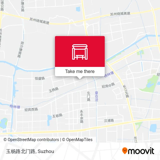 玉杨路北门路 map