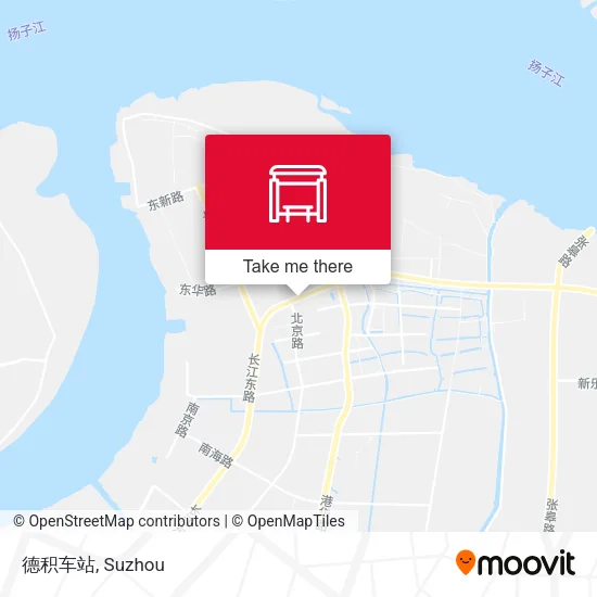 德积车站 map