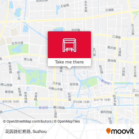 花园路虹桥路 map