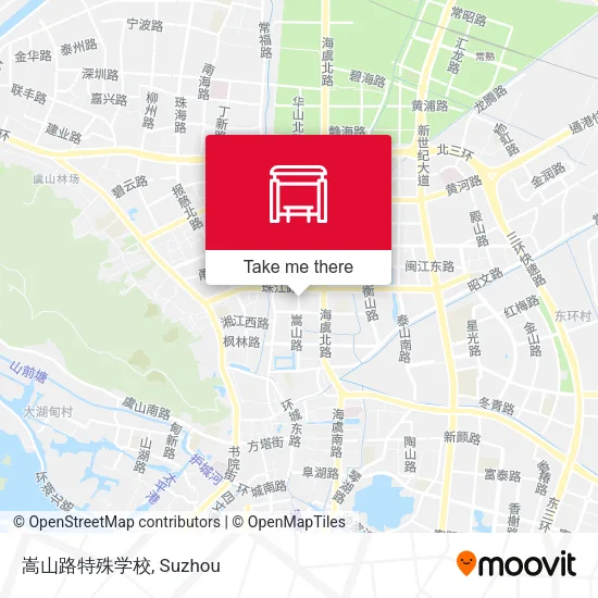 嵩山路特殊学校 map