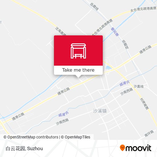 白云花园 map