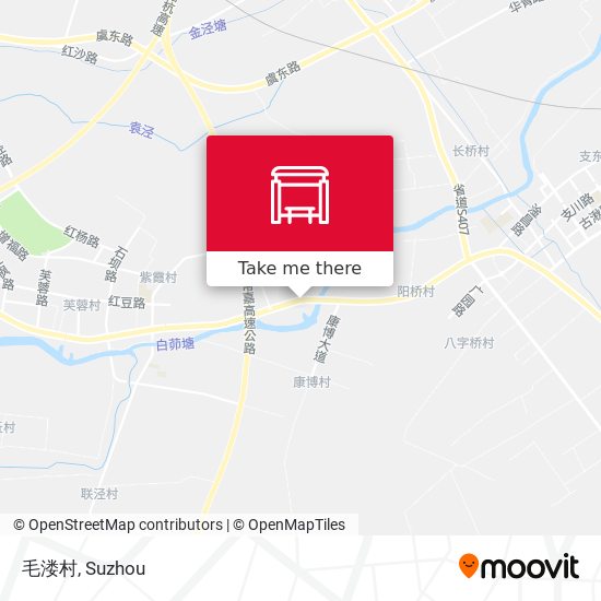 毛溇村 map