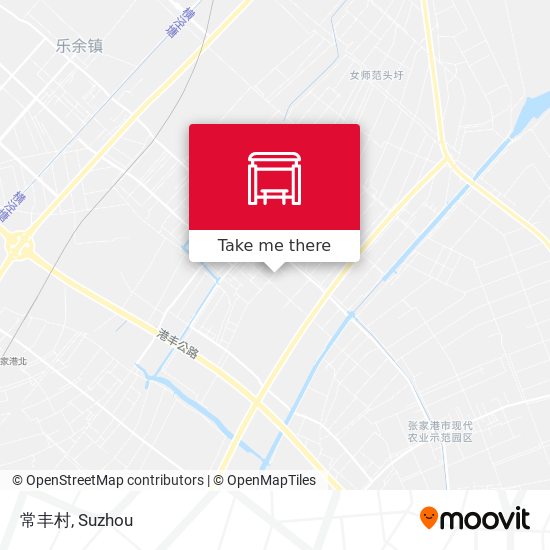 常丰村 map