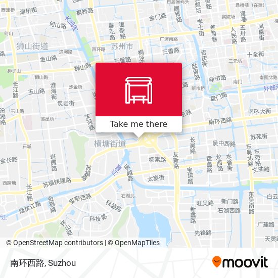 南环西路 map