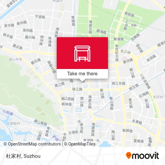 杜家村 map