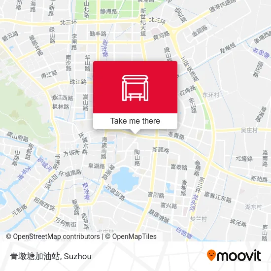青墩塘加油站 map