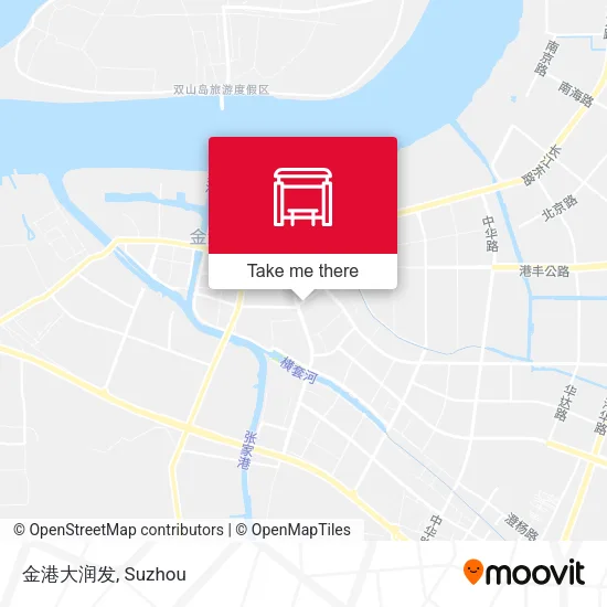 金港大润发 map
