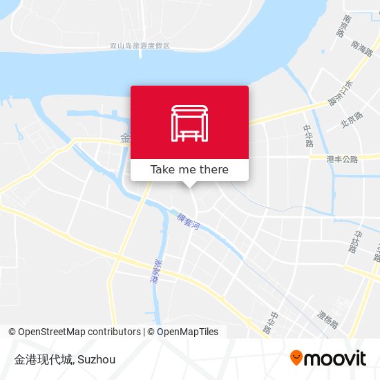 金港现代城 map