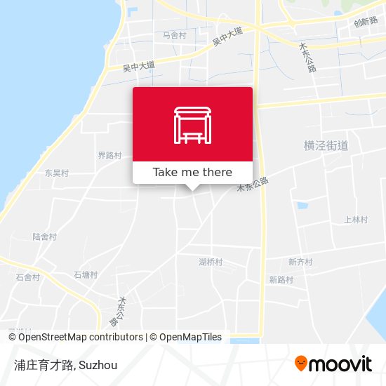 浦庄育才路 map