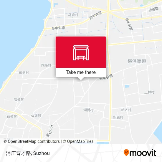 浦庄育才路 map