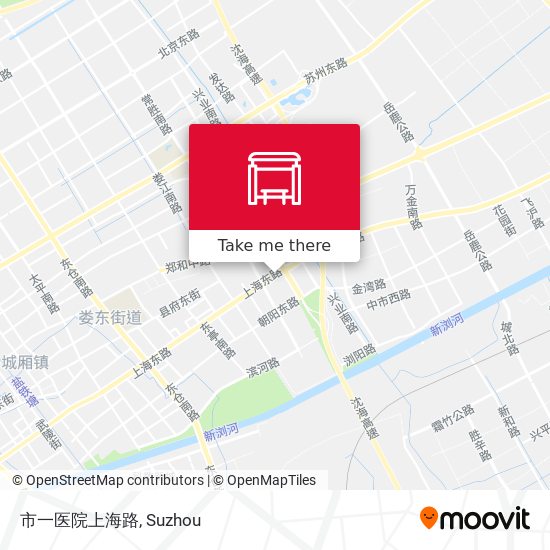 市一医院上海路 map