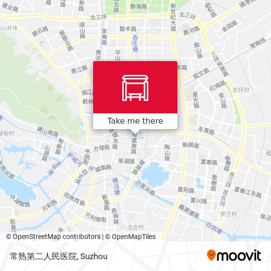 常熟第二人民医院 map