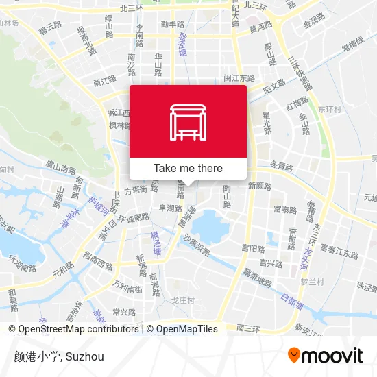 颜港小学 map