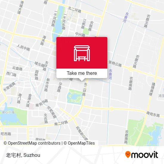 老宅村 map