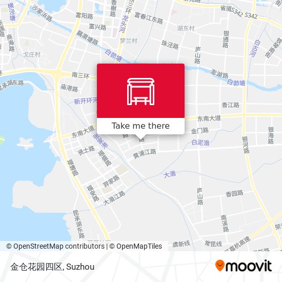 金仓花园四区 map