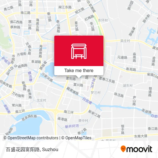 百盛花园富阳路 map