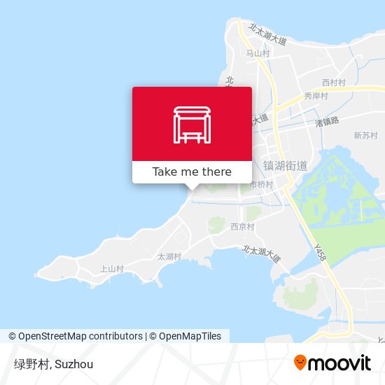绿野村 map