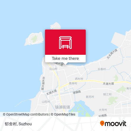 郁舍村 map