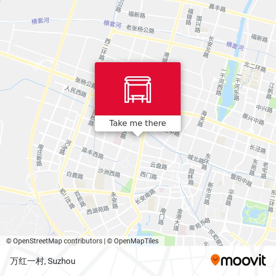 万红一村 map