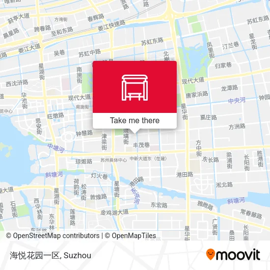 海悦花园一区 map