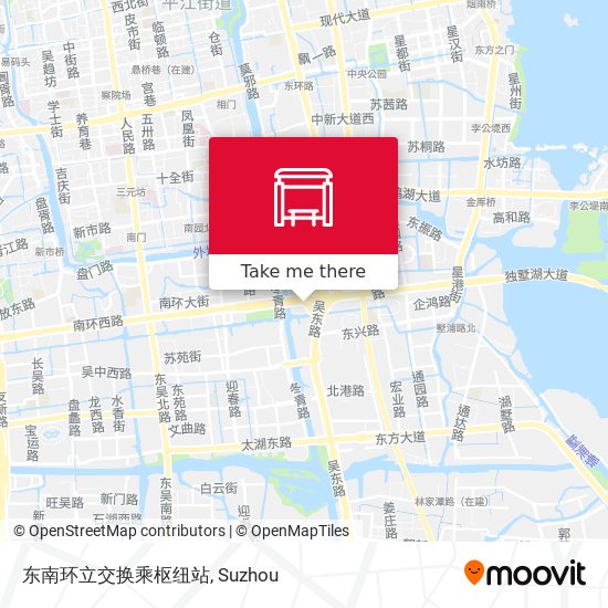 东南环立交换乘枢纽站 map