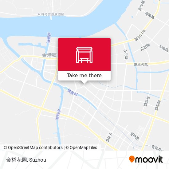 金桥花园 map
