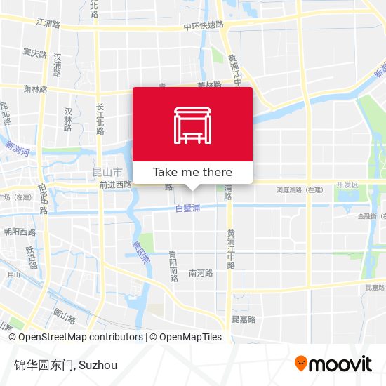 锦华园东门 map