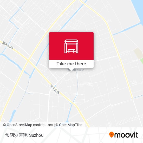 常阴沙医院 map