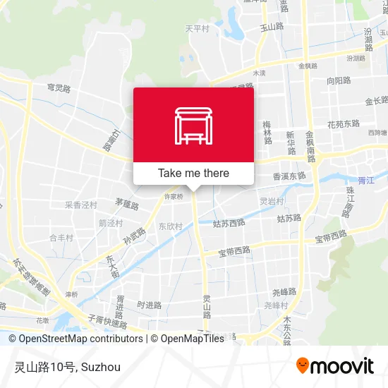 灵山路10号 map