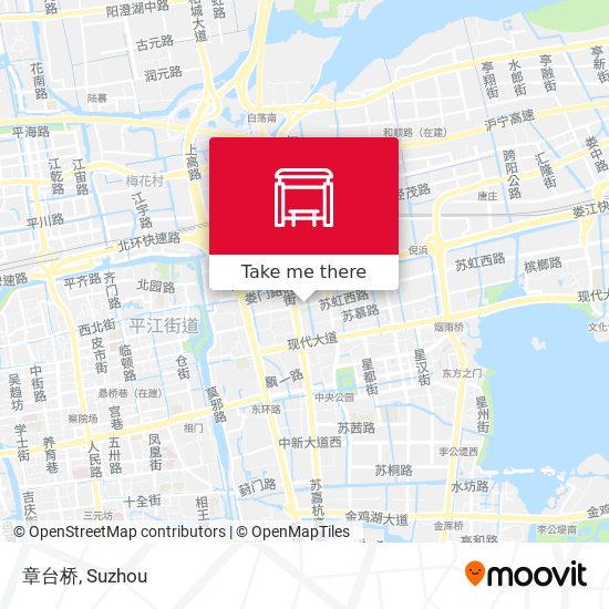 章台桥 map