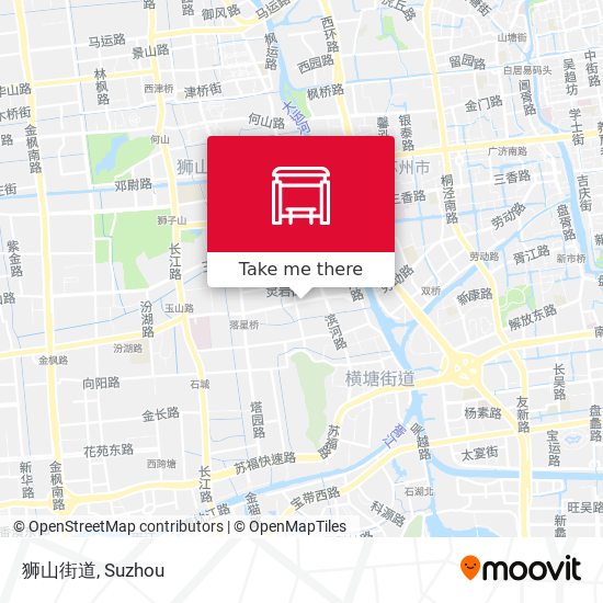 狮山街道 map