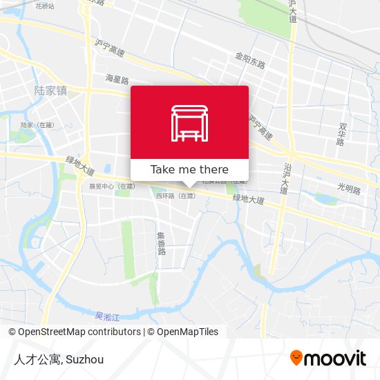 人才公寓 map