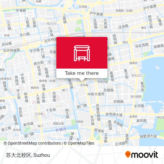 苏大北校区 map